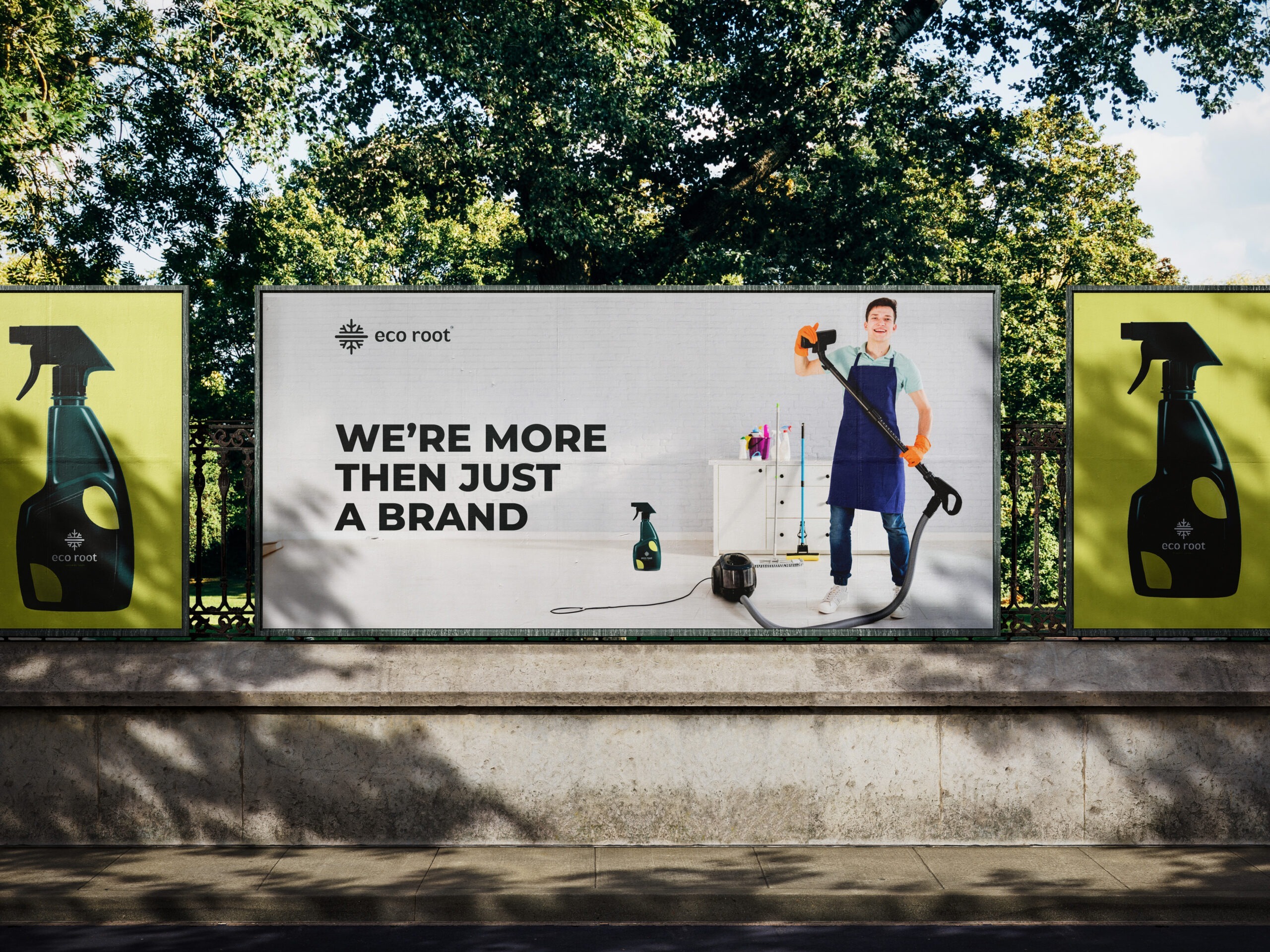 Eco Root Billboard Mockup