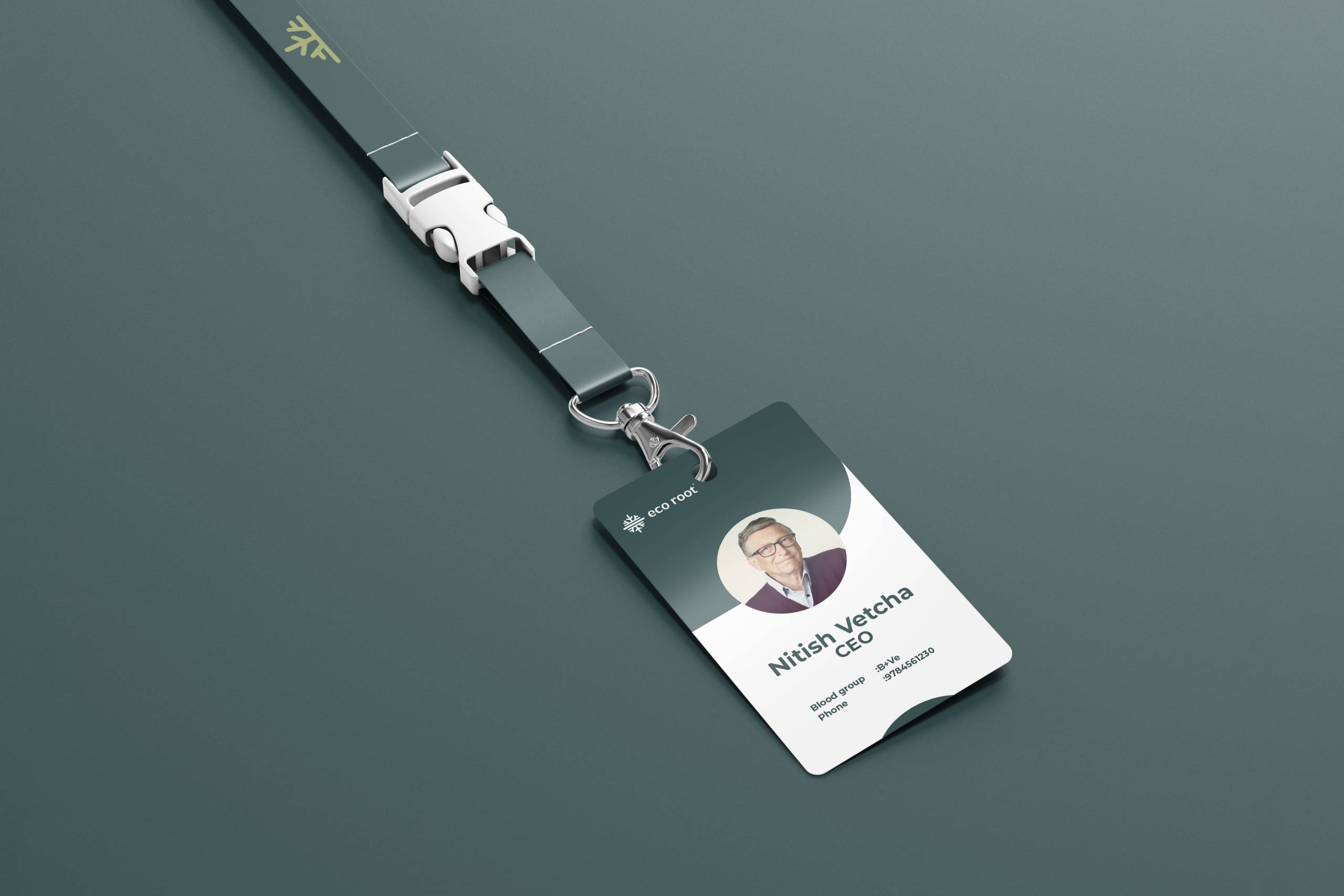 Eco Root ID Card Mockup